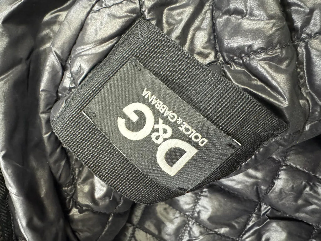 2000s Dolce & Gabbana Puffer Utility Black Nylon Jacket (L/XL) 10
