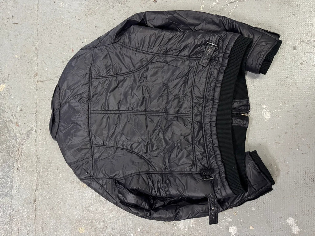 2000s Dolce & Gabbana Puffer Utility Black Nylon Jacket (L/XL) 2