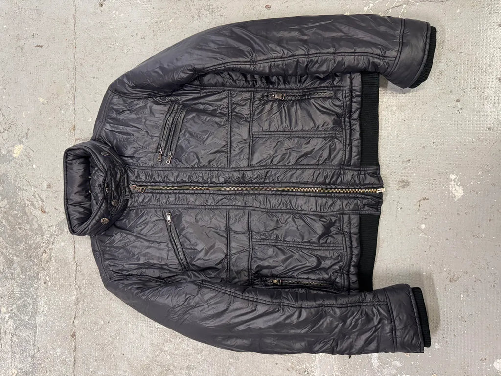 2000s Dolce & Gabbana Puffer Utility Black Nylon Jacket (L/XL) 3