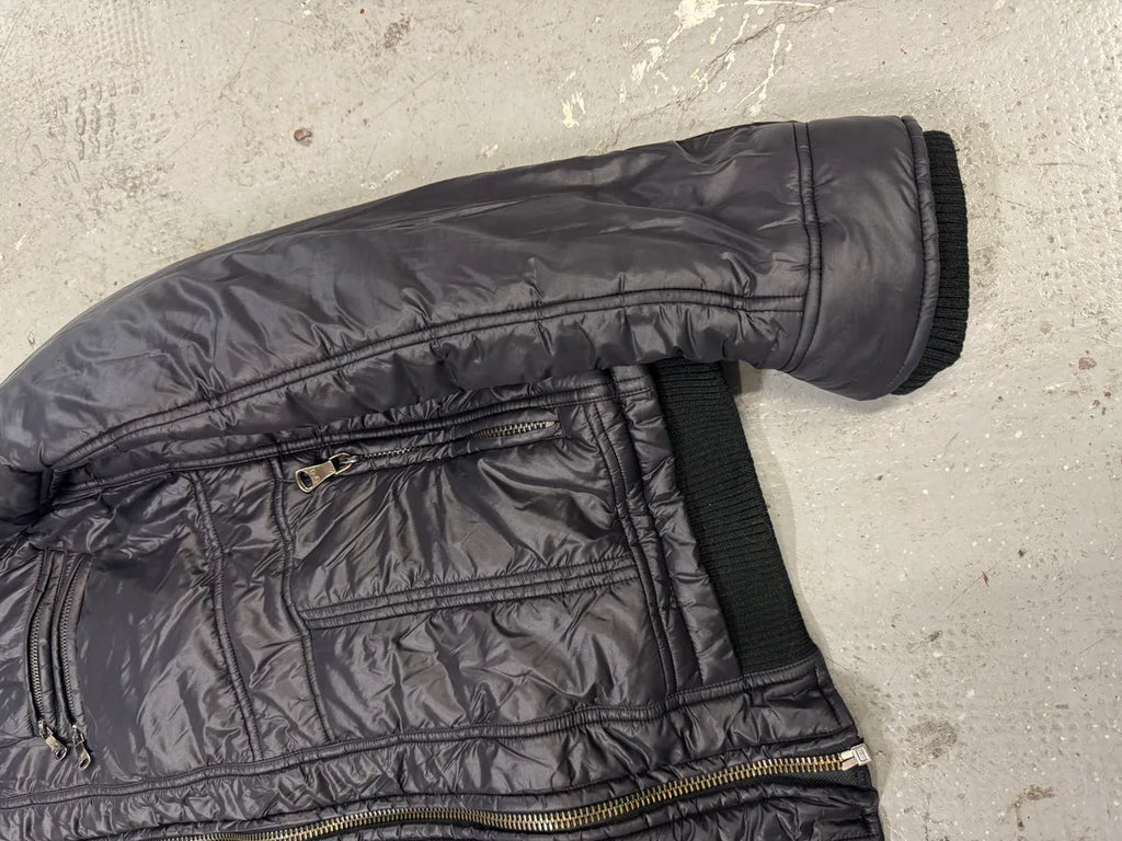 2000s Dolce & Gabbana Puffer Utility Black Nylon Jacket (L/XL) 4