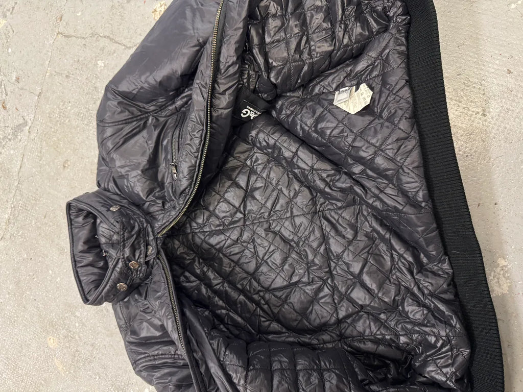 2000s Dolce & Gabbana Puffer Utility Black Nylon Jacket (L/XL) 9
