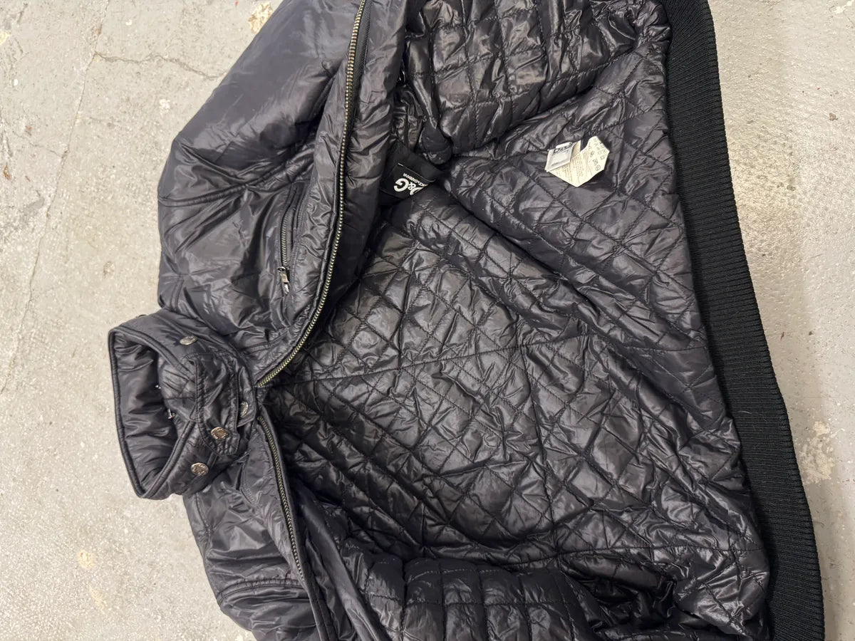 2000s Dolce & Gabbana Puffer Utility Black Nylon Jacket (L/XL) 9