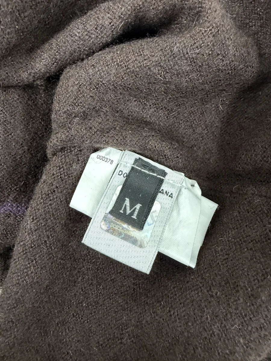 2000s Dolce & Gabbana Purple Striped Sweater YEGzQTK 8