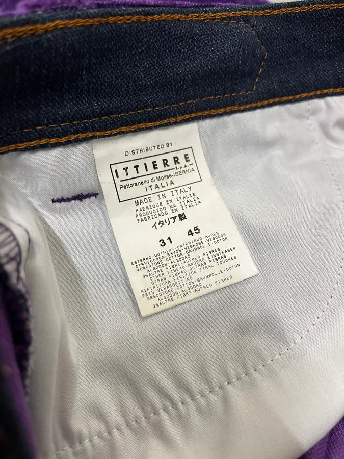 2000s Dolce & Gabbana Purple Velvet Pants (S) sykUlem 11