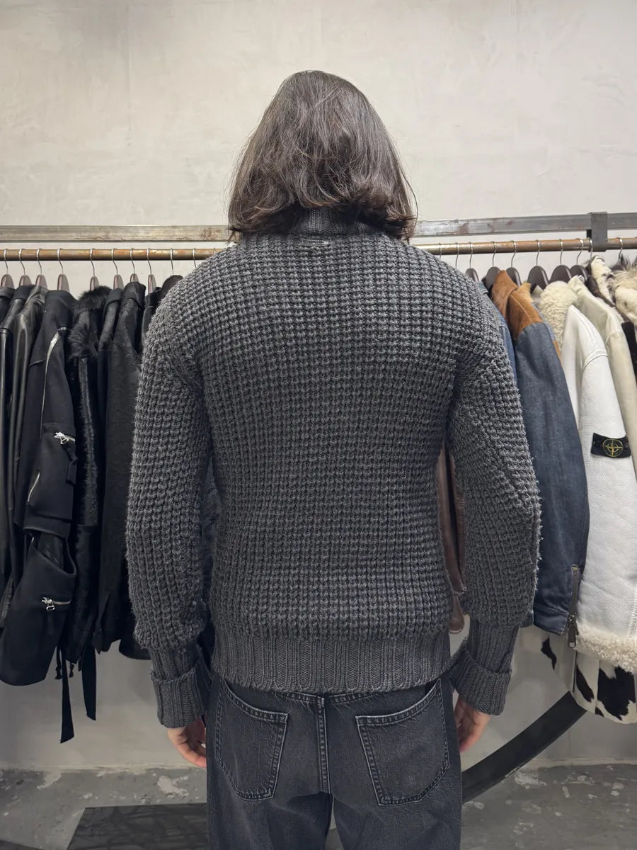 2000s Dolce & Gabbana Quilted Wool Buttoned Sweater CtYydSy 1