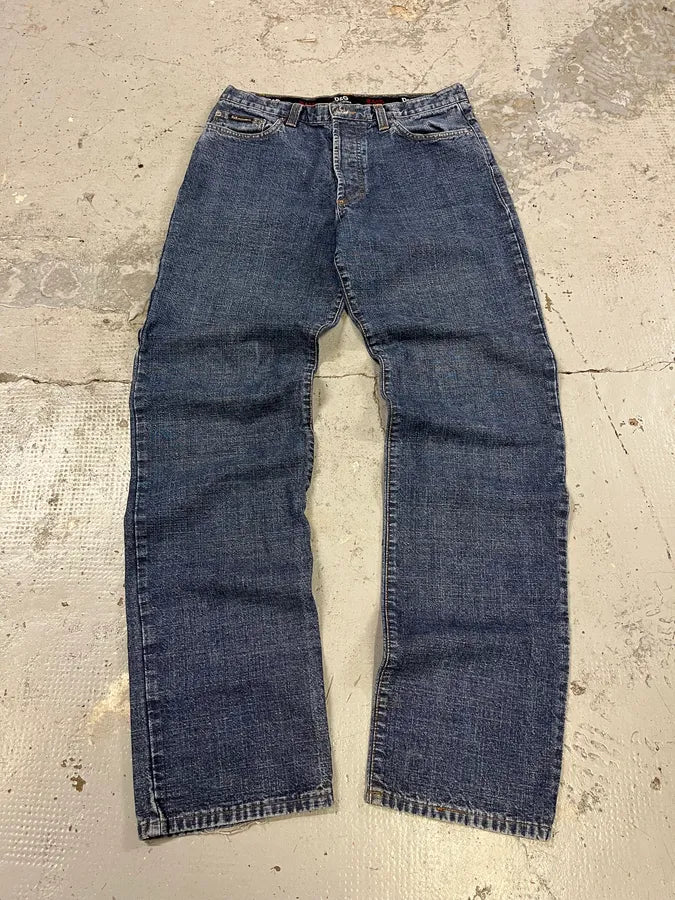 2000s Dolce & Gabbana Raw Blue Denim Jeans nVsBTEC 0