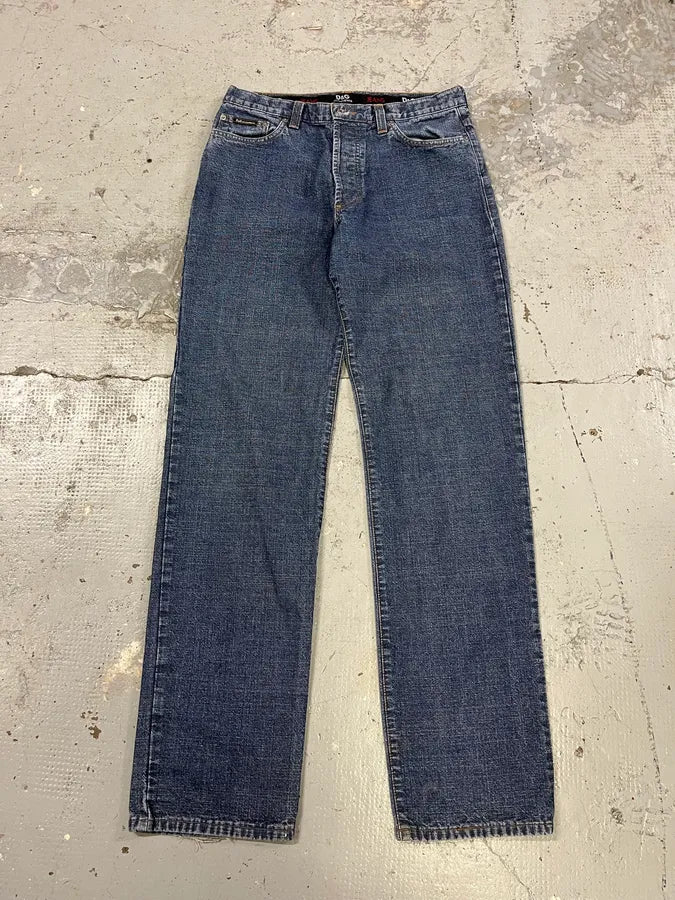 2000s Dolce & Gabbana Raw Blue Denim Jeans nVsBTEC 2