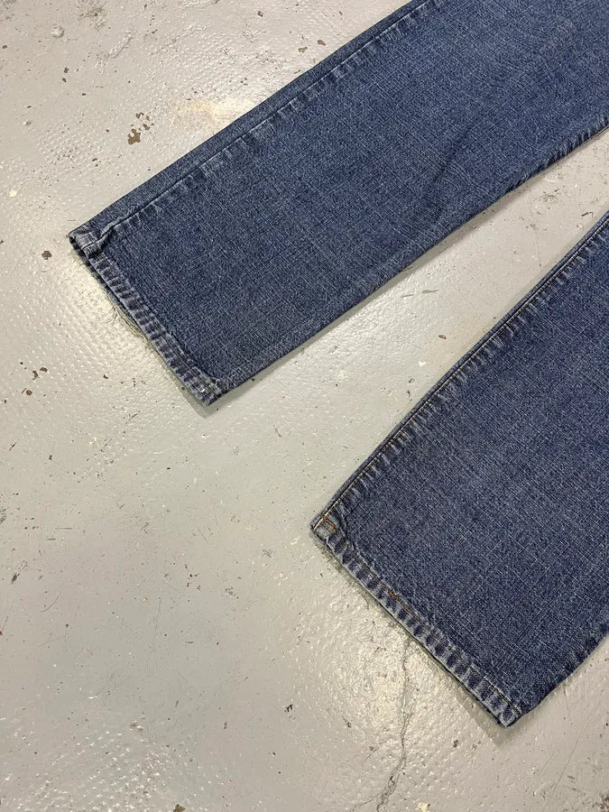 2000s Dolce & Gabbana Raw Blue Denim Jeans nVsBTEC 6