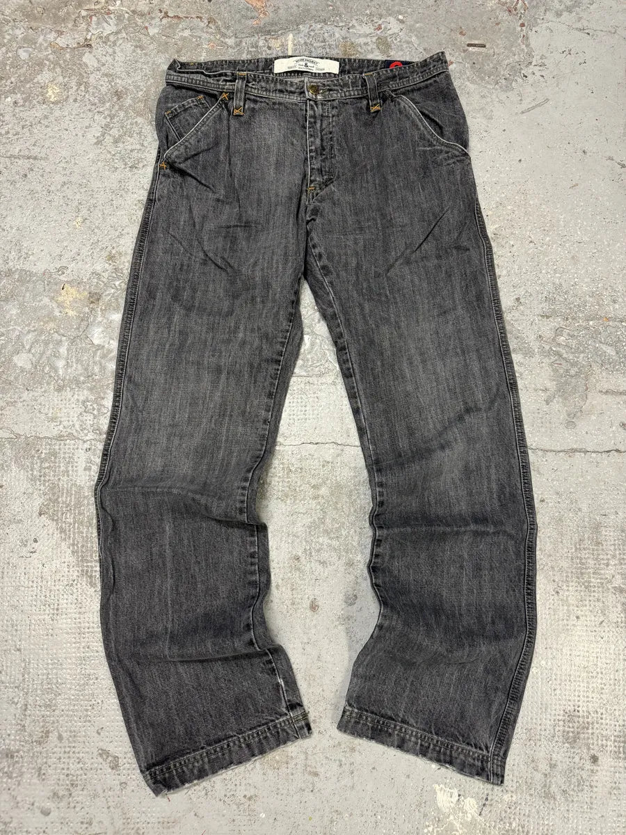 2000s Dolce & Gabbana Raw Grey Denim Jeans qhBdZVh 1