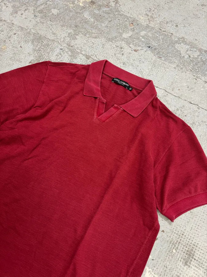 2000s Dolce & Gabbana Red Class Polo oIuHoUz 7