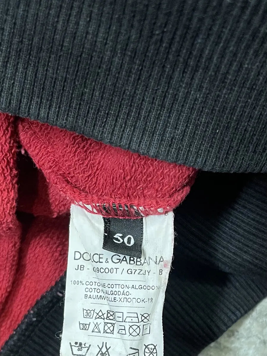 2000s Dolce & Gabbana Red James Dean Human Hoodie (M) 8