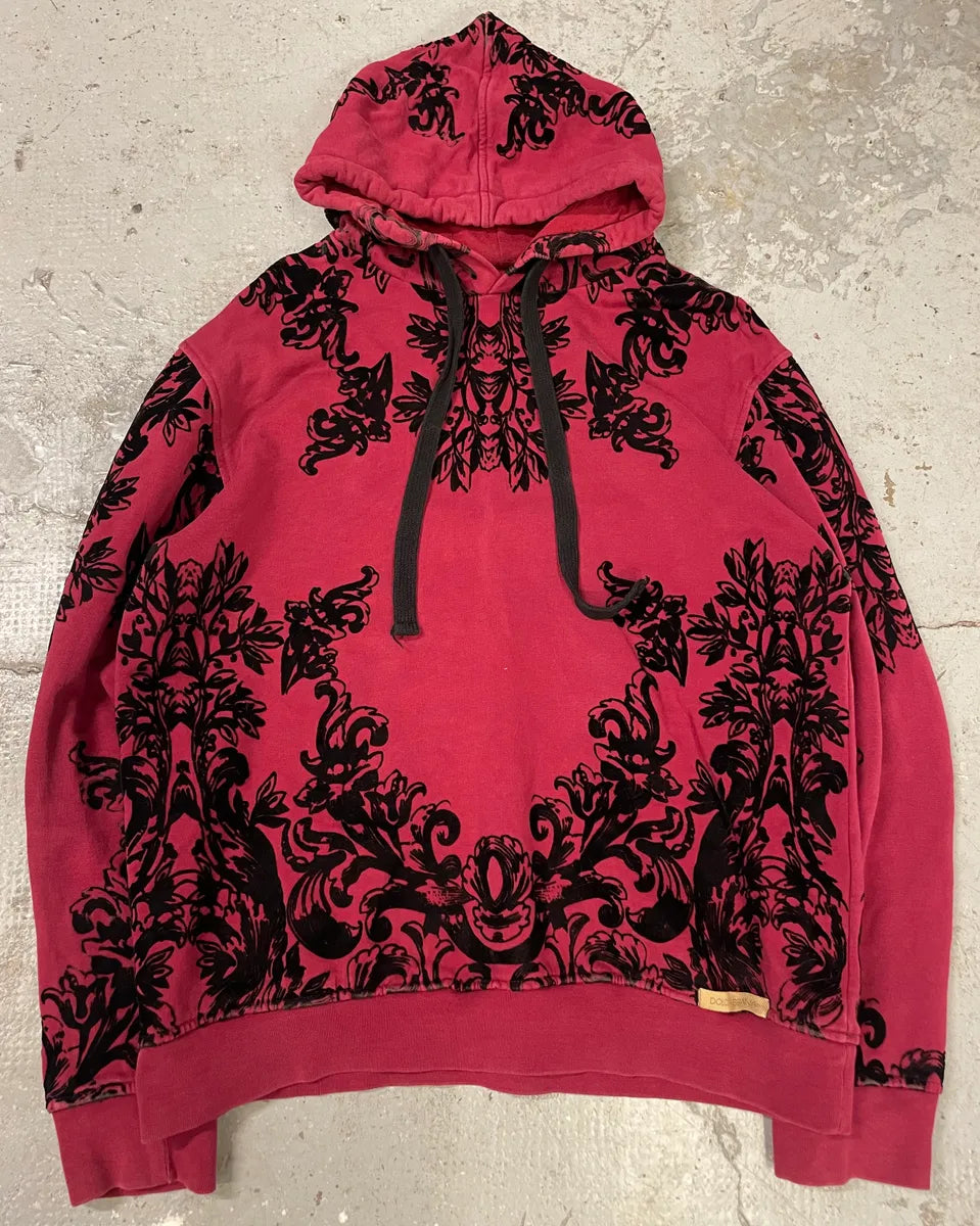 2000s Dolce & Gabbana Red Mafia Embroidered Sweater (M) 0