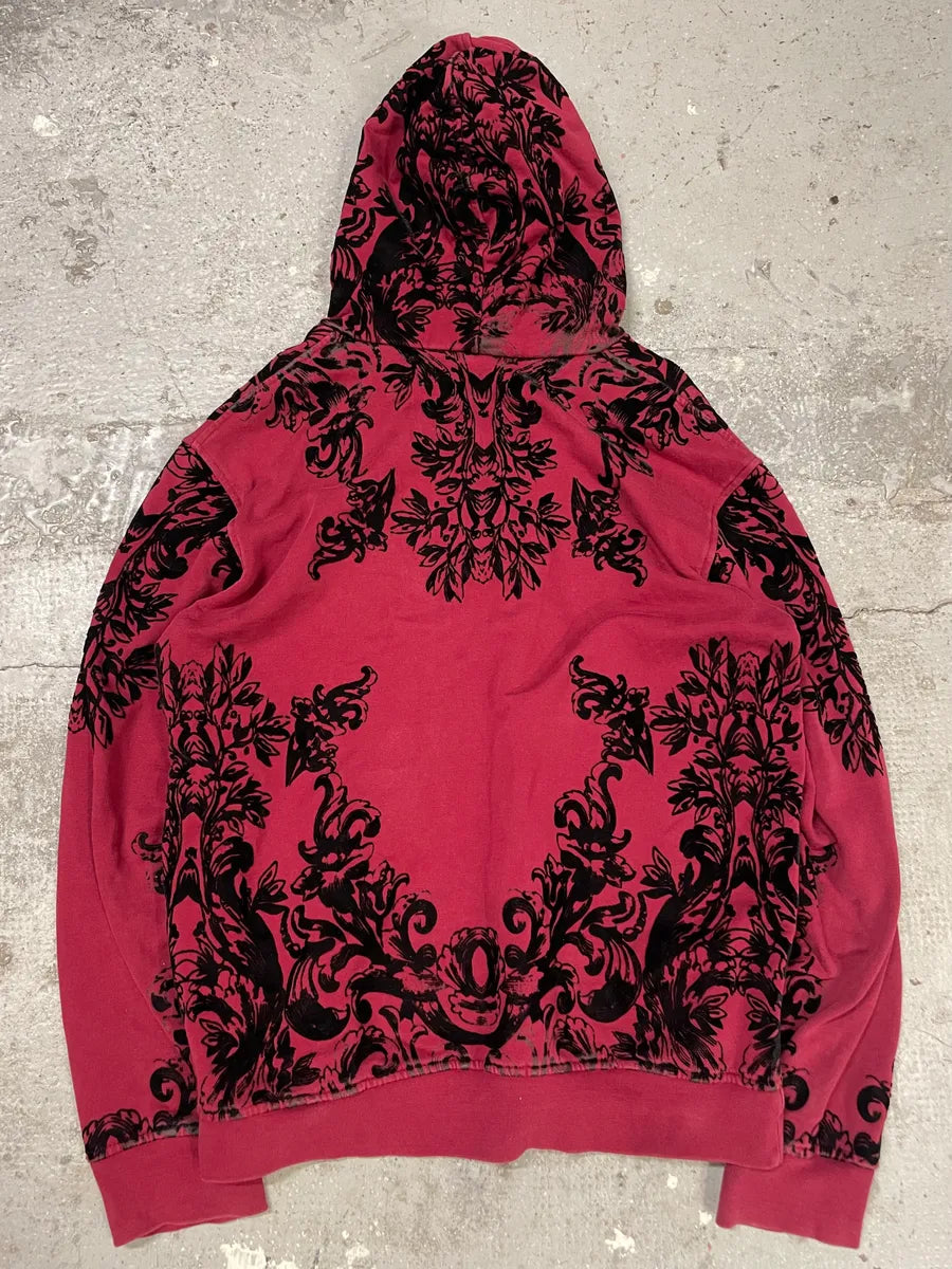 2000s Dolce & Gabbana Red Mafia Embroidered Sweater (M) 1