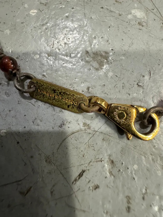 2000s Dolce & Gabbana Red Pearl Rosary Necklace qZlkCwQ 10