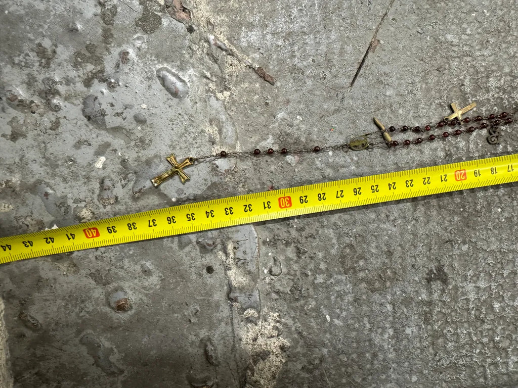 2000s Dolce & Gabbana Red Pearl Rosary Necklace qZlkCwQ 11