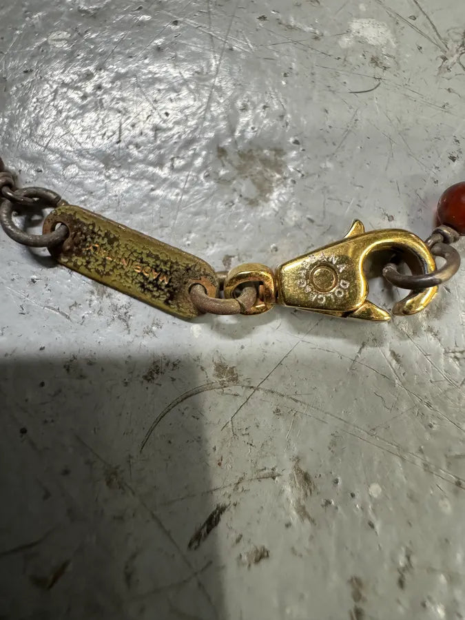 2000s Dolce & Gabbana Red Pearl Rosary Necklace qZlkCwQ 8