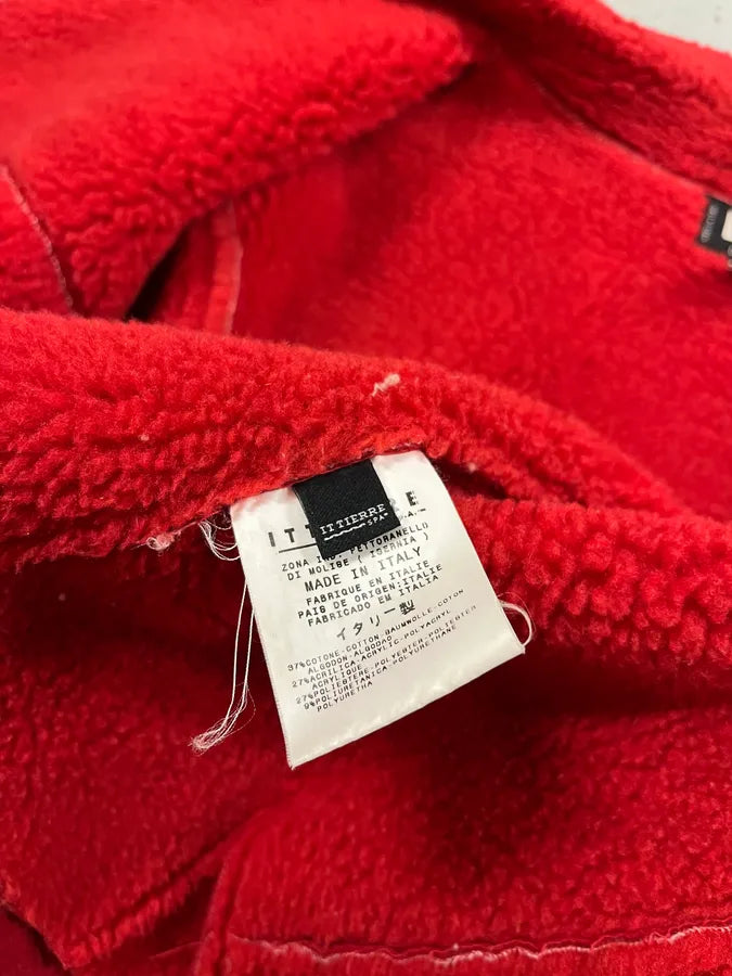 2000s Dolce & Gabbana Red Shearling Leather Jacket SMTlUCN 9