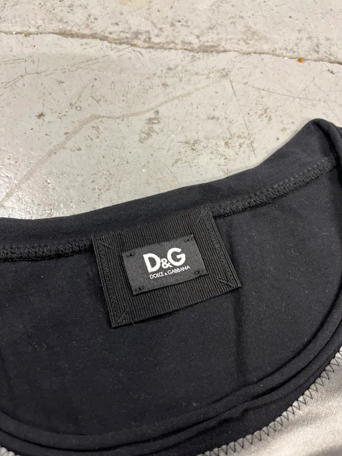 2000s Dolce & Gabbana Relaxed Woman Black T-Shirt hCXFfnv 7