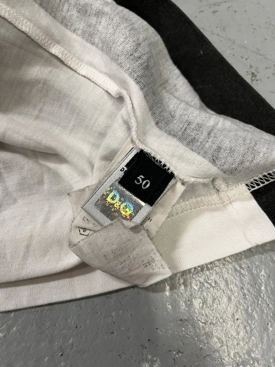 2000s Dolce & Gabbana Rockstar White T-Shirt KEPFiVq 5