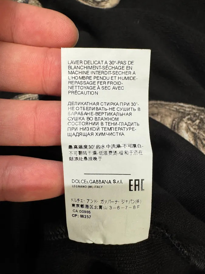 SS2014 Dolce & Gabbana Roman Coins Black Hoodie mIwtnsi 10