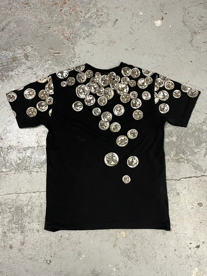 SS2013 Dolce & Gabbana Roman Coins Black T-Shirt ktPthwf 5