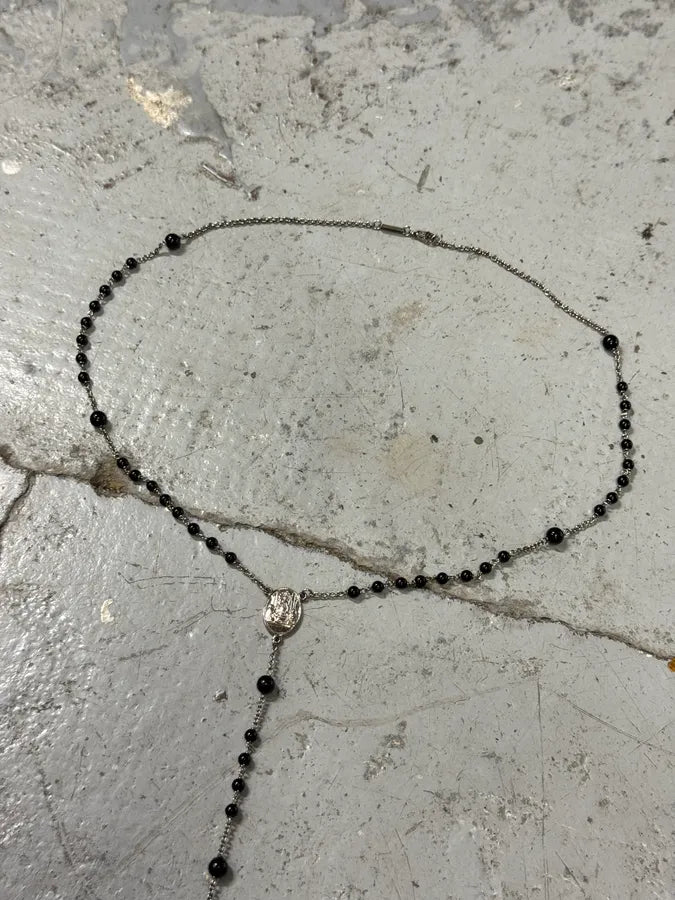 2000s Dolce & Gabbana Rosary Black Cross Necklace yaPkoHN 2