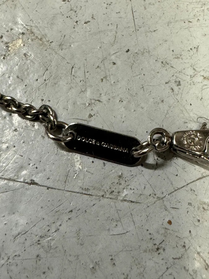 2000s Dolce & Gabbana Rosary Black Cross Necklace yaPkoHN 6