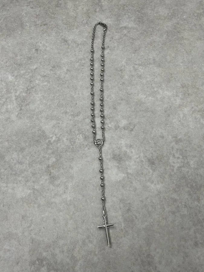 2000s Dolce & Gabbana Rosary Cross Necklace bbymYuA 3