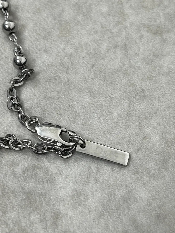 2000s Dolce & Gabbana Rosary Cross Necklace bbymYuA 5