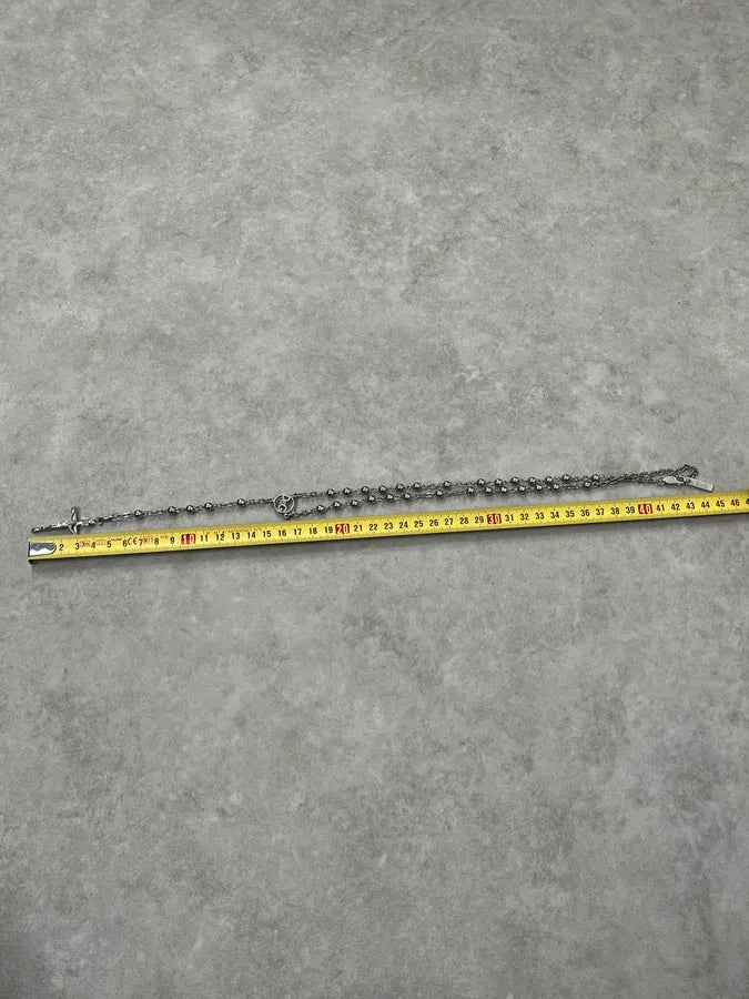 2000s Dolce & Gabbana Rosary Cross Necklace bbymYuA 7