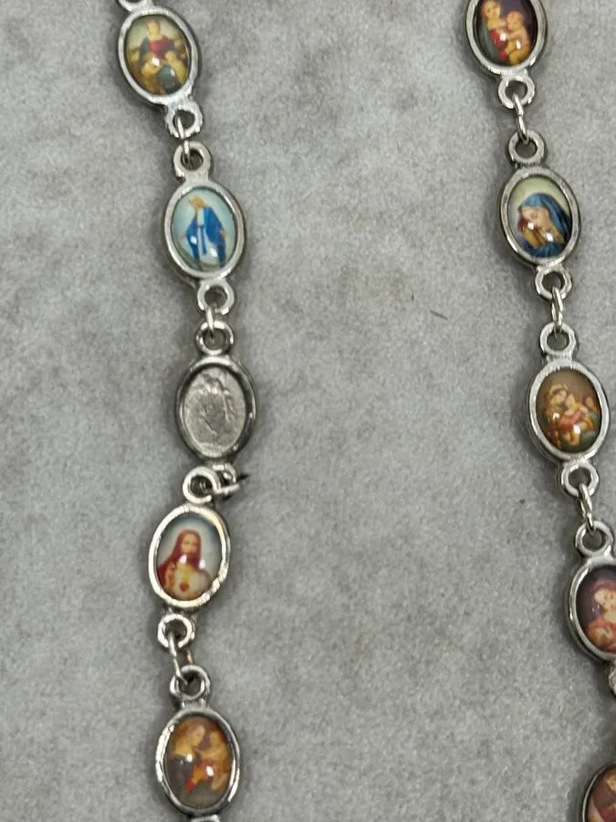 2000s Dolce & Gabbana Rosary Marie Cross Necklace ikHBDOi 10