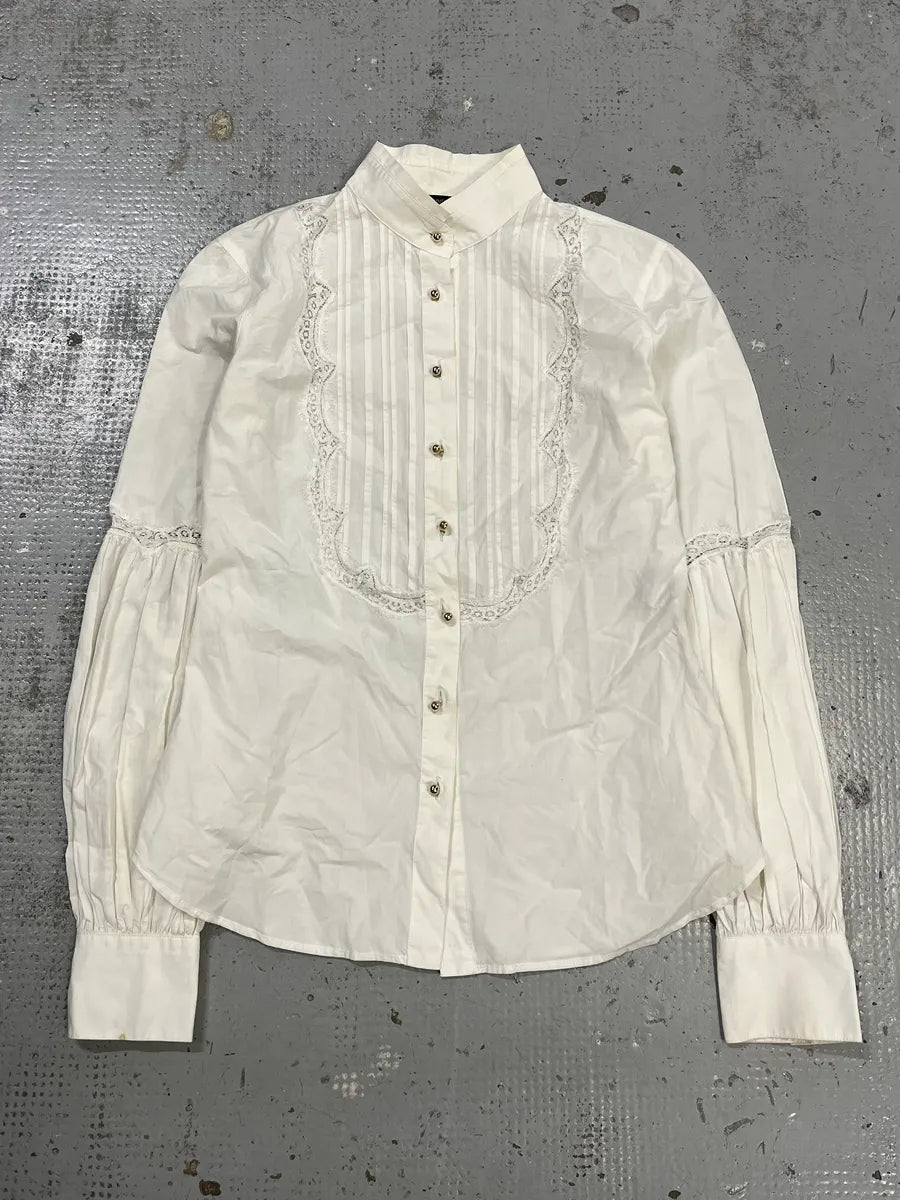 2000s Dolce & Gabbana Royal Baroque White Shirt QjmqpKb 1