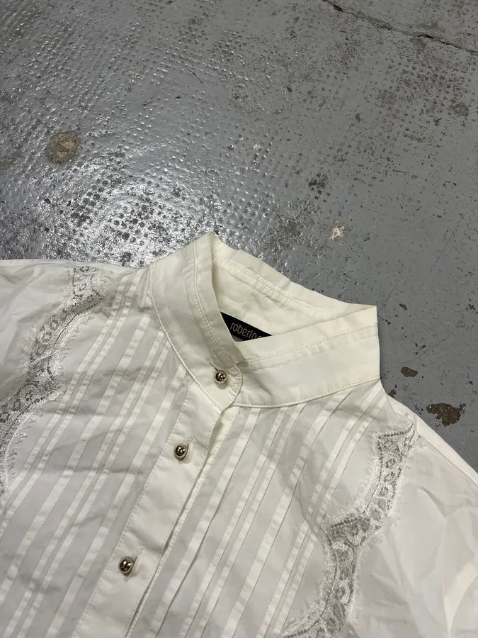 2000s Dolce & Gabbana Royal Baroque White Shirt QjmqpKb 3