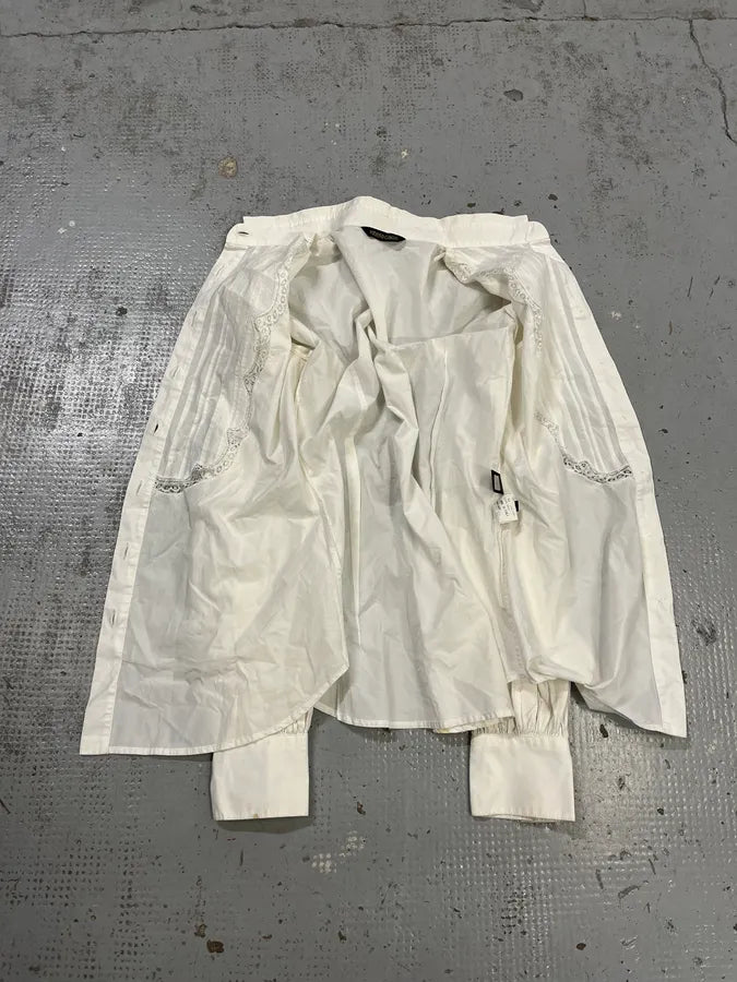 2000s Dolce & Gabbana Royal Baroque White Shirt QjmqpKb 8