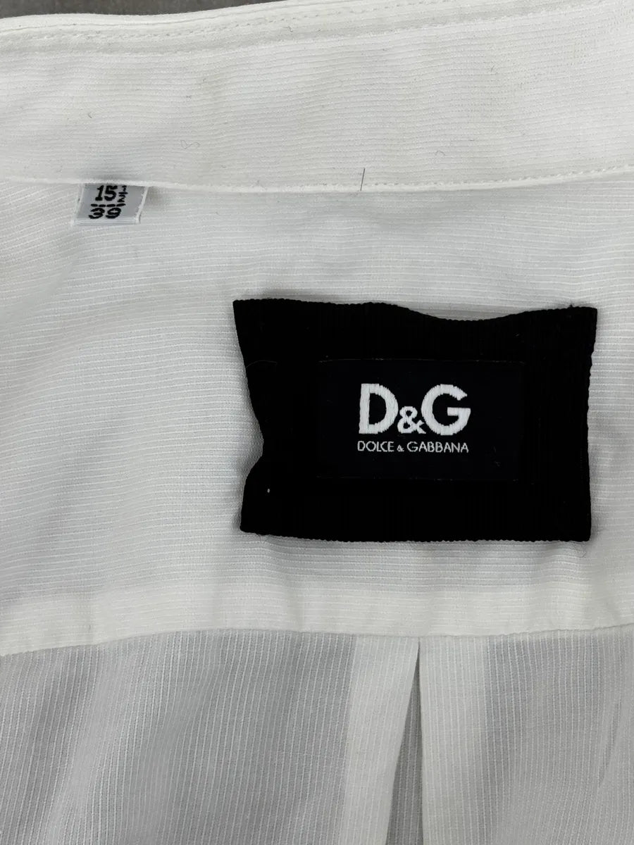 2000s Dolce & Gabbana Royal White Shirt fGiaTNh 10