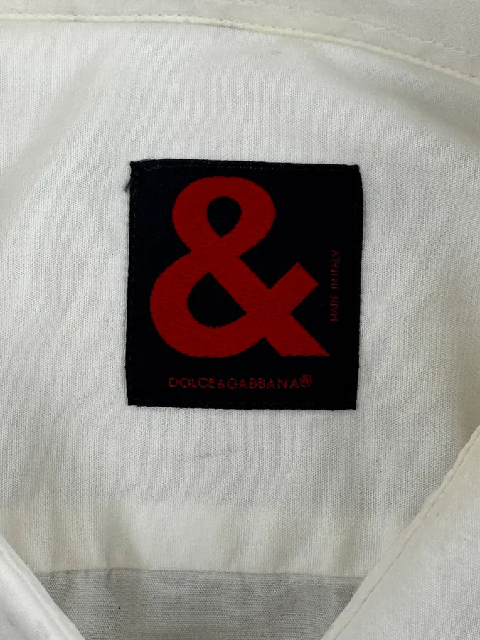 2000s Dolce & Gabbana Safari Kenya Elephant White Shirt gDPRuYg 9