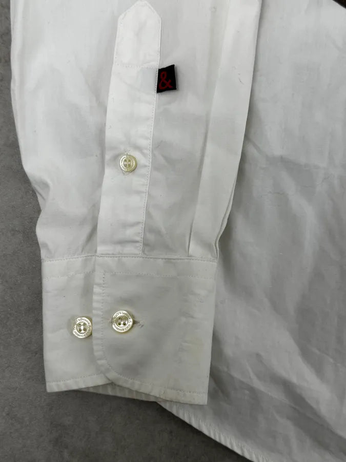 2000s Dolce & Gabbana Safari Kenya Elephant White Shirt gDPRuYg 7