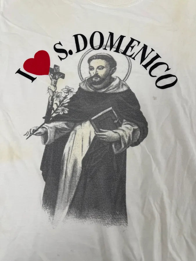 2000s Dolce & Gabbana Saint Domenico White T-Shirt rkvYCIj 3