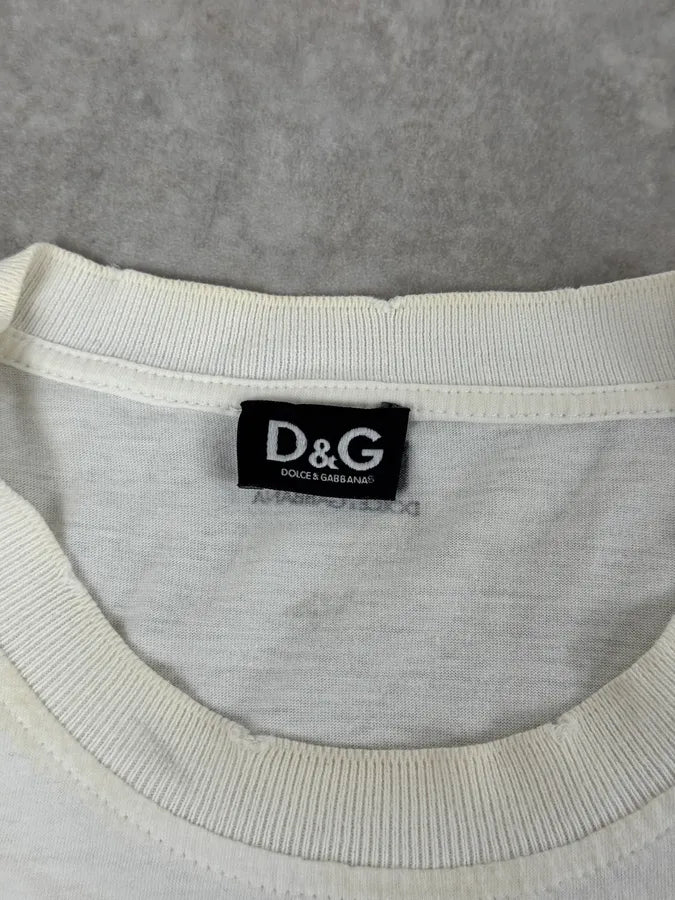 2000s Dolce & Gabbana Saint Domenico White T-Shirt rkvYCIj 4