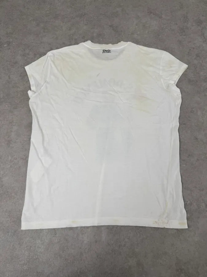 2000s Dolce & Gabbana Saint Domenico White T-Shirt rkvYCIj 7