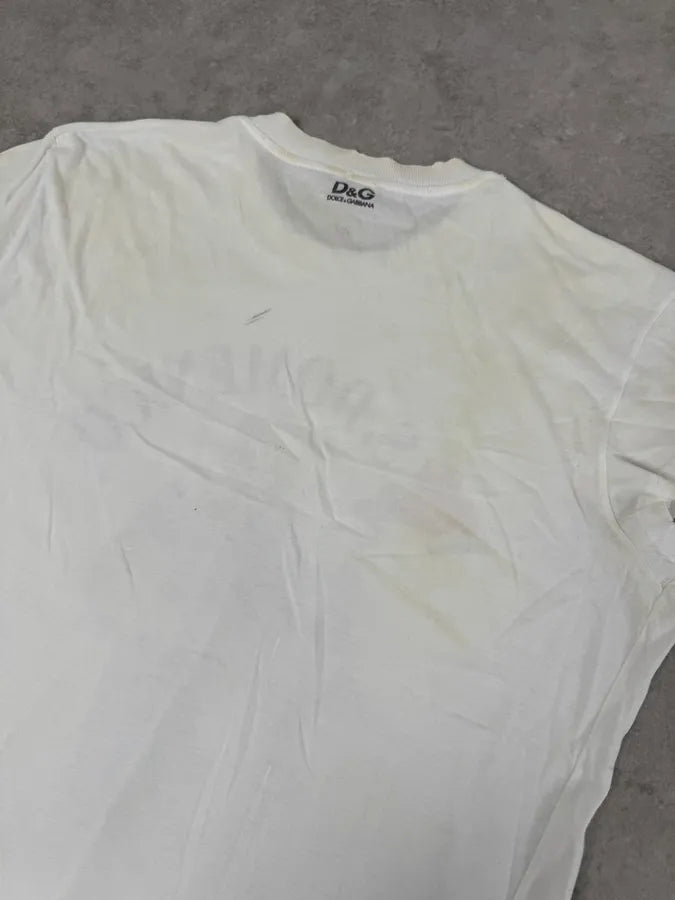2000s Dolce & Gabbana Saint Domenico White T-Shirt rkvYCIj 8
