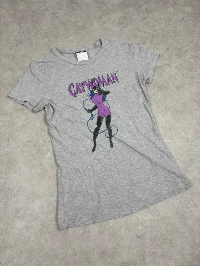 2000s Dolce & Gabbana Sexy Catwoman Grey T-Shirt DfHDADk 3