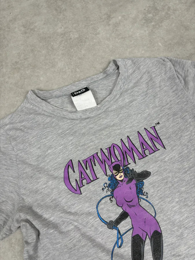 2000s Dolce & Gabbana Sexy Catwoman Grey T-Shirt DfHDADk 4