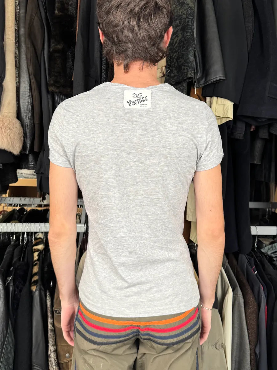 2000s Dolce & Gabbana Sexy Catwoman Grey T-Shirt DfHDADk 1