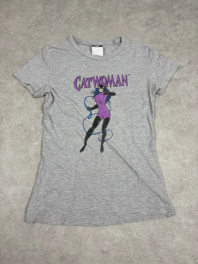 2000s Dolce & Gabbana Sexy Catwoman Grey T-Shirt DfHDADk 0