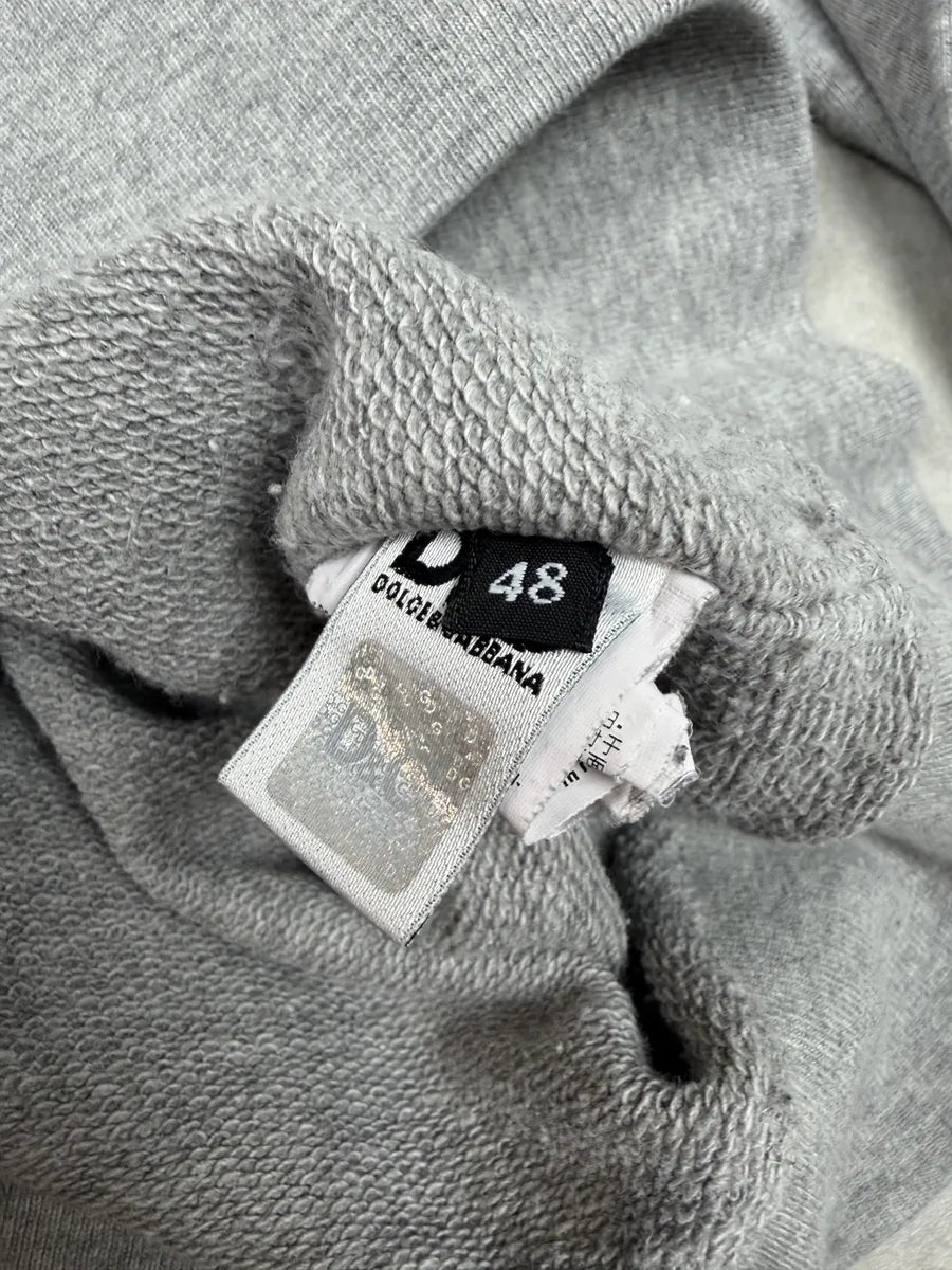 2000s Dolce & Gabbana Sexy Lady Grey Hoodie dCDWmlj 6