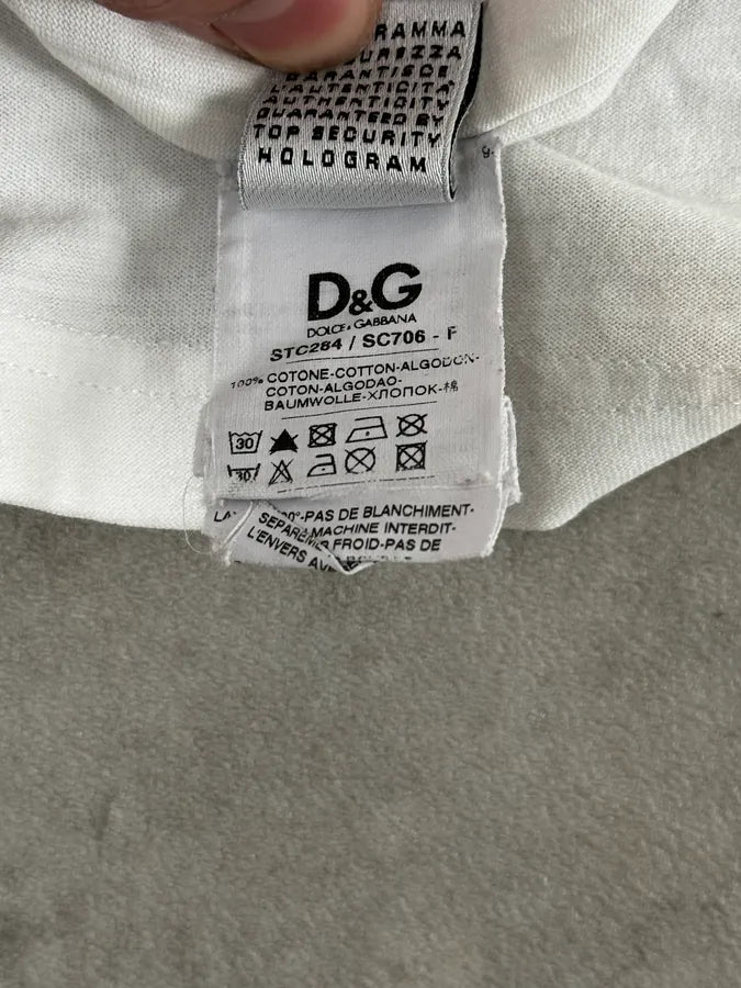 2000s Dolce & Gabbana Sexy Lady White T-Shirt mqumUaw 10