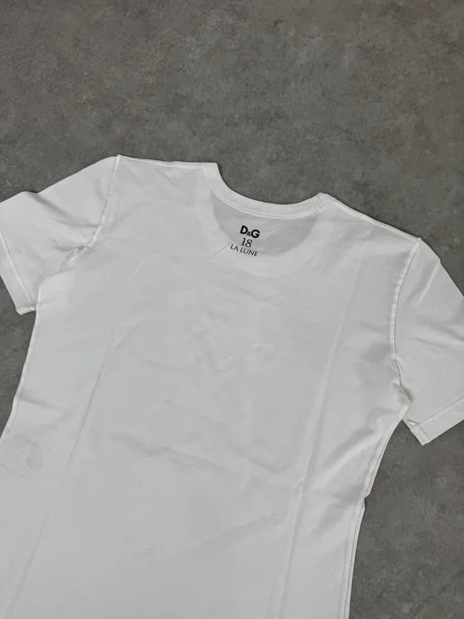 2000s Dolce & Gabbana Sexy Lady White T-Shirt mqumUaw 5