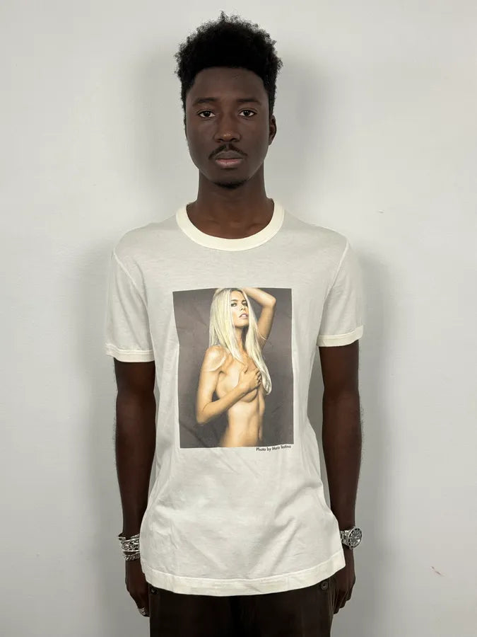 2000s Dolce & Gabbana Sexy Lady White T-Shirt bgTzifw 1
