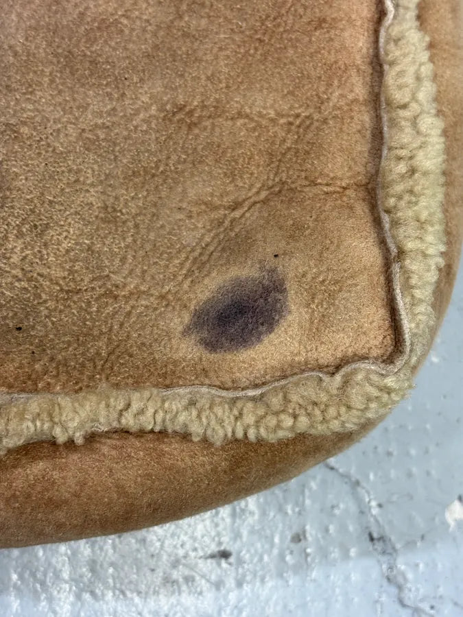 2000s Dolce & Gabbana Shearling Beige Shoulder Bag ifcWmTb 6